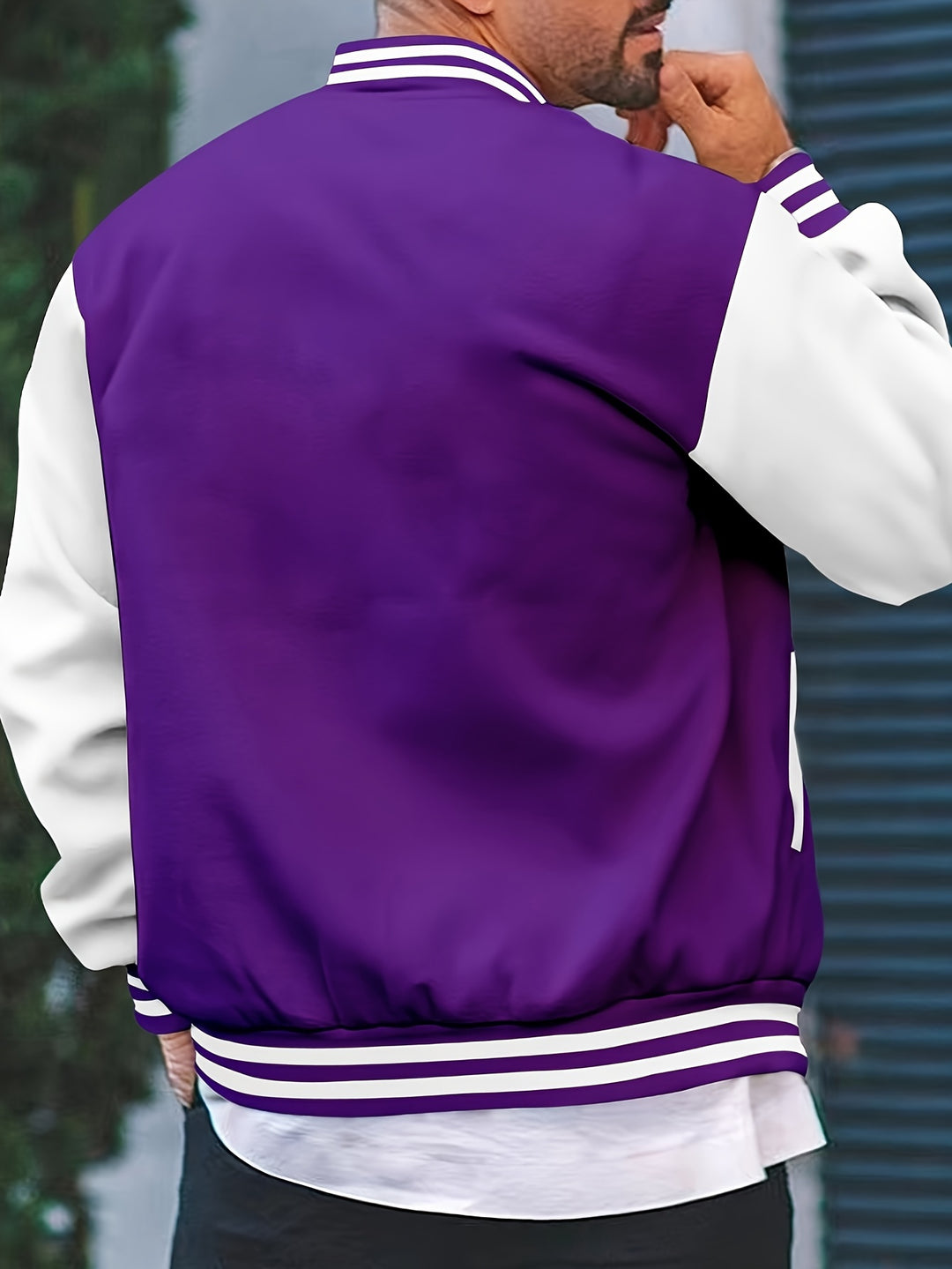 Herr Varsity Jacka - College Stil Regular Fit