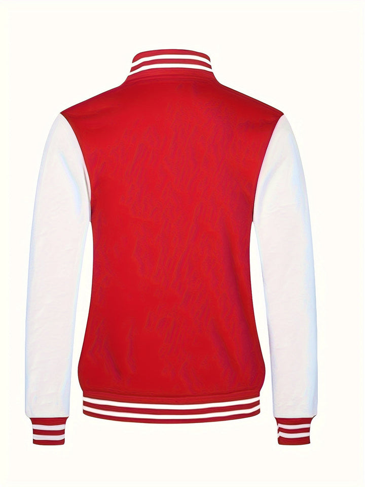 Herr Varsity Jacka - College Stil Regular Fit