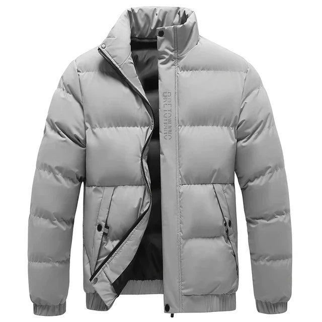 Herr Vinterjas Puffer Värmeisolerad - Modern Stil - Grå