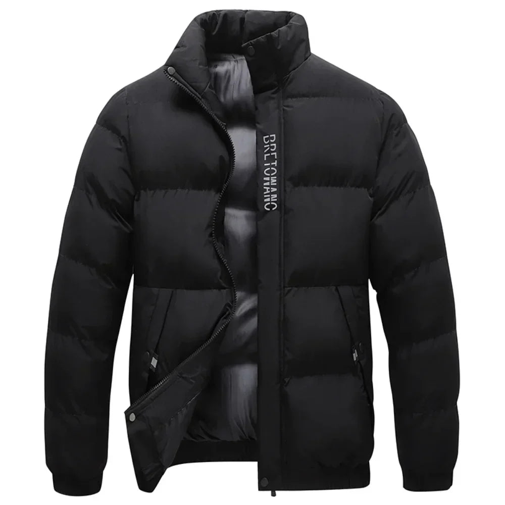Herr Vinterjas Puffer Värmeisolerad - Modern Stil - Svart