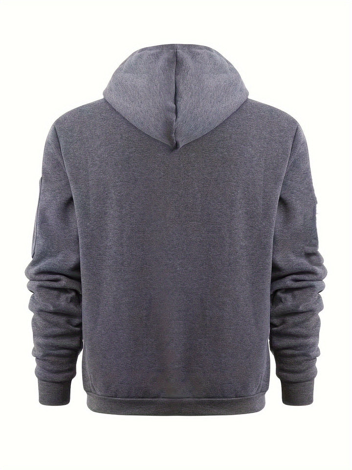 Herr Zip-Up Hoodie - Vardaglig Komfort