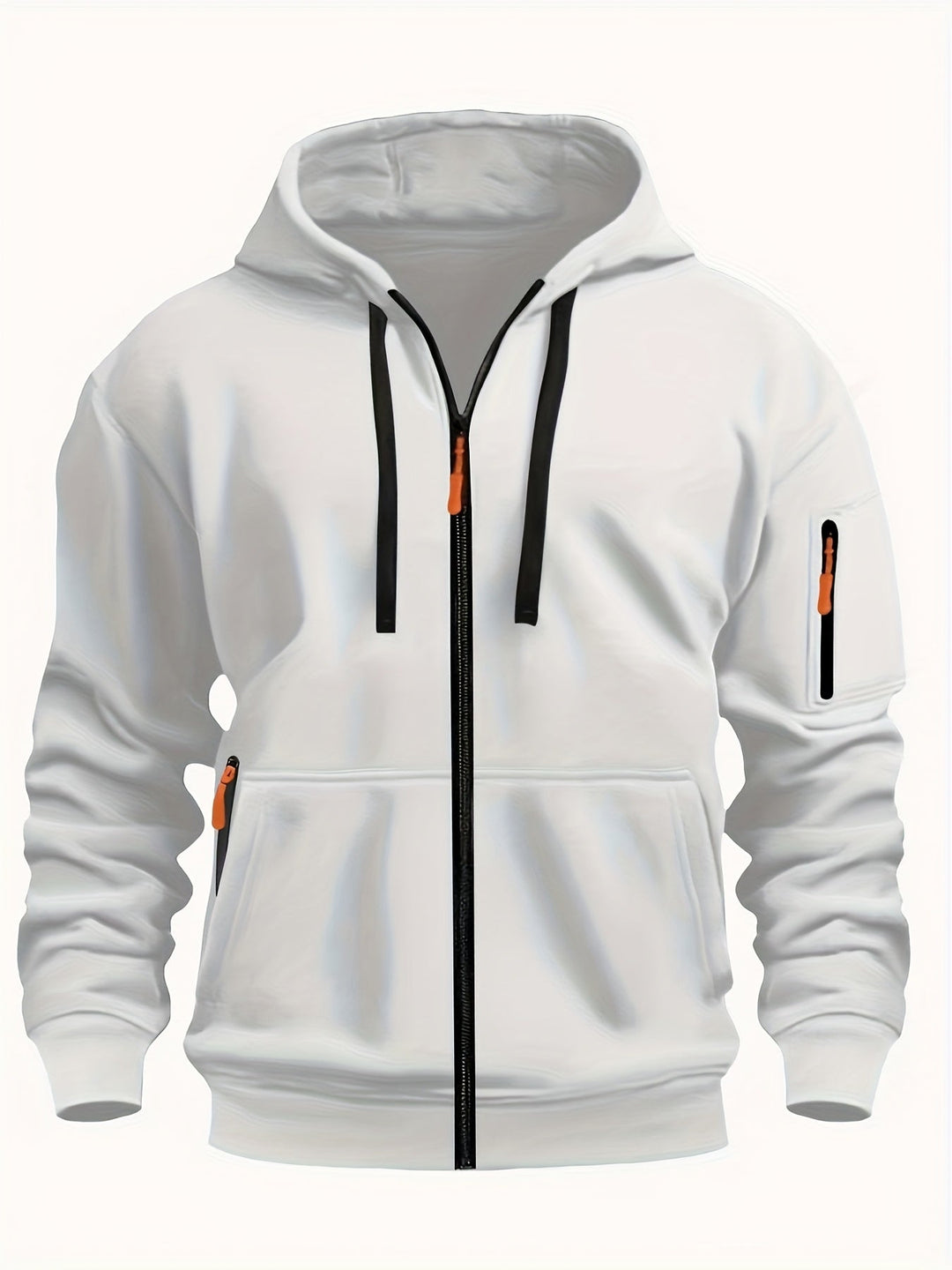 Herr Zip-Up Hoodie - Vardaglig Komfort