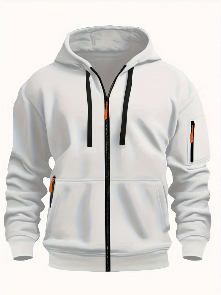 Herr Zip-Up Hoodie - Vardaglig Komfort