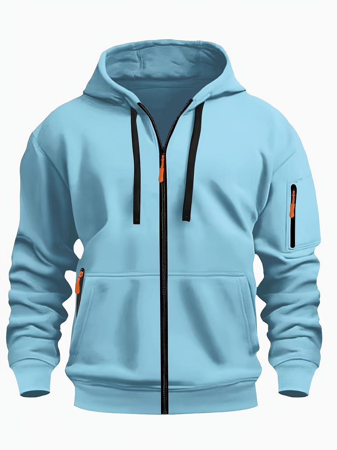 Herr Zip-Up Hoodie - Vardaglig Komfort