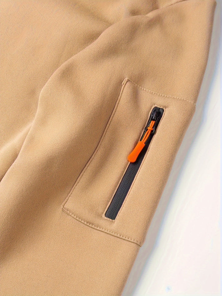 Herr Zip-Up Hoodie - Vardaglig Komfort