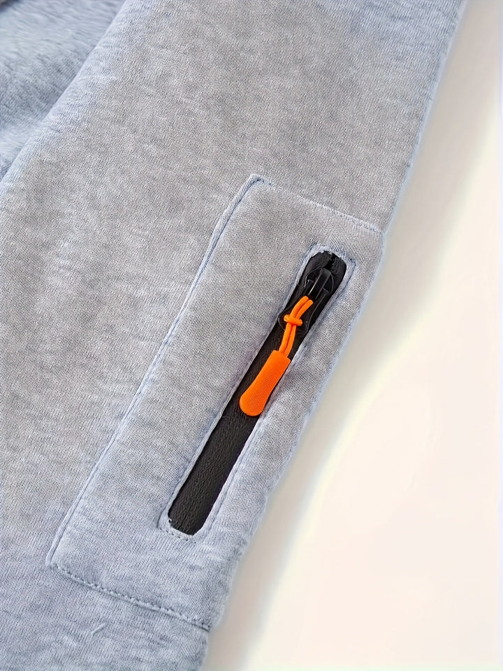 Herr Zip-Up Hoodie - Vardaglig Komfort