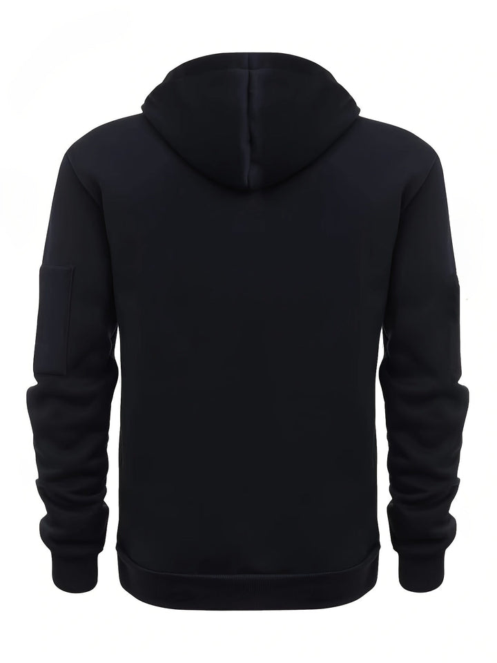 Herr Zip-Up Hoodie - Vardaglig Komfort