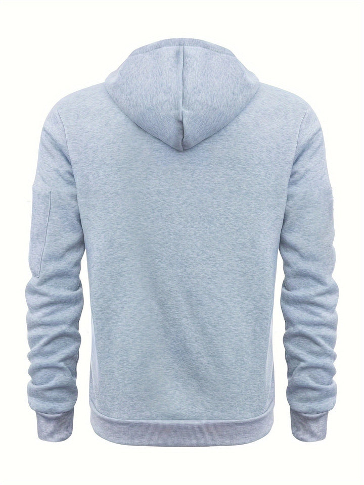 Herr Zip-Up Hoodie - Vardaglig Komfort