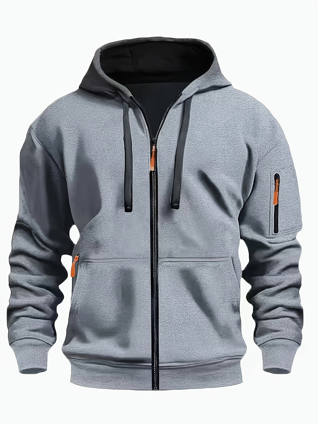 Herr Zip-Up Hoodie - Vardaglig Komfort