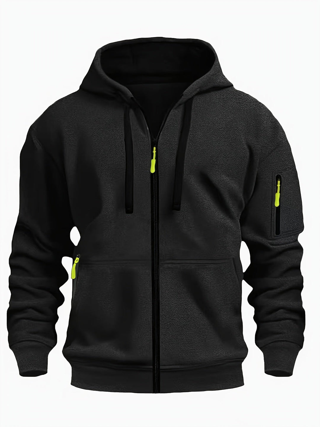 Herr Zip-Up Hoodie - Vardaglig Komfort